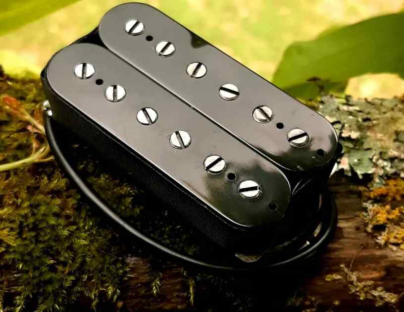humbucker black bobbins